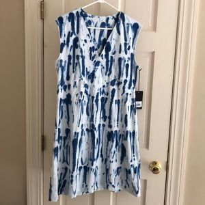 LAST CALL BEFORE THREDUP! 
Peach Loreto Tie Dye Dress, NWT Size Large